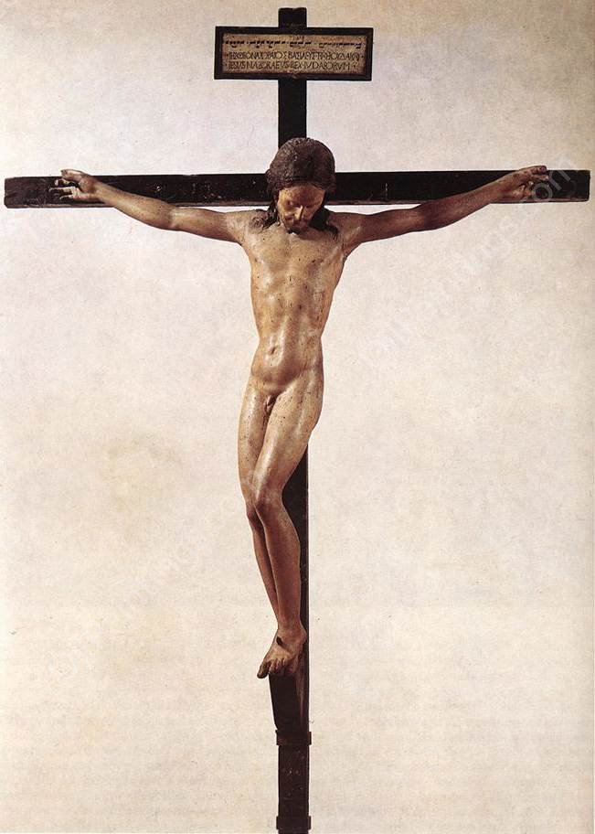 Crucifix by Michelangelo - Hand-Painted Oil Painting Reproduction