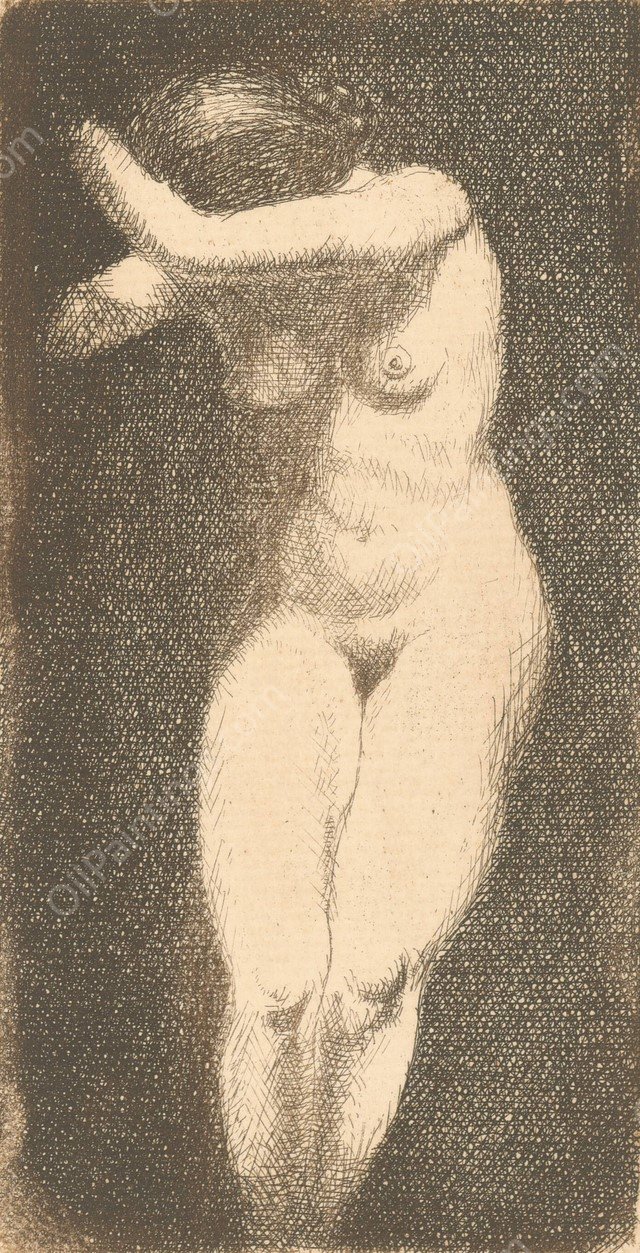 Akt  by Mikulas Galanda - Hand-Painted Oil Painting Reproduction