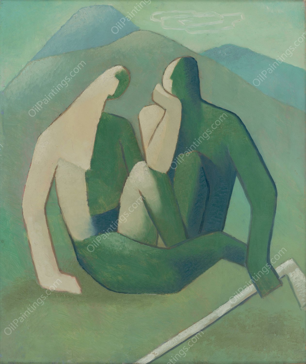 Bandits  by Mikulas Galanda - Hand-Painted Oil Painting Reproduction