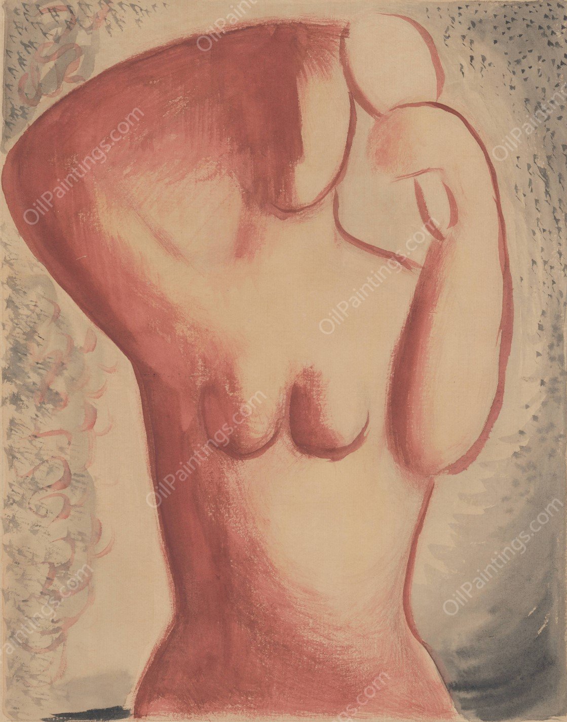 Combing  by Mikulas Galanda - Hand-Painted Oil Painting Reproduction