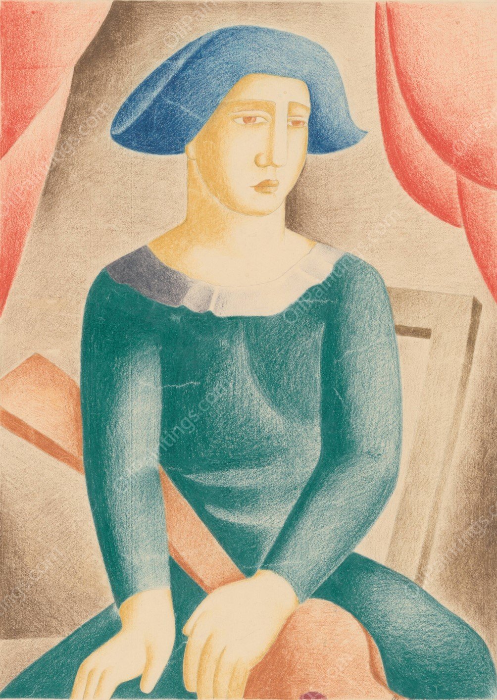 Harlequin  by Mikulas Galanda - Hand-Painted Oil Painting Reproduction