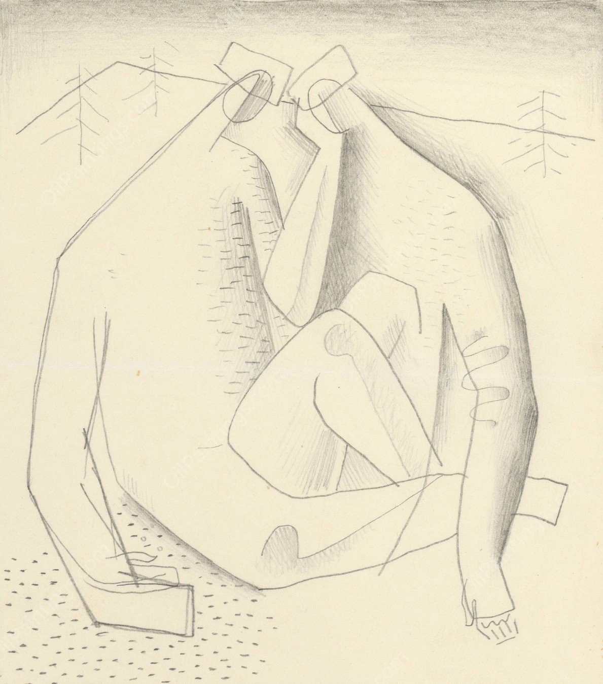 Horni chlapci  by Mikulas Galanda - Hand-Painted Oil Painting Reproduction