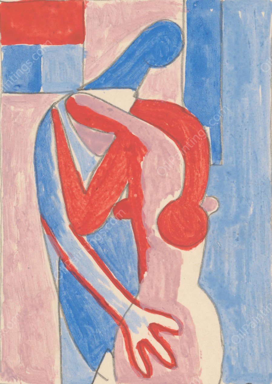 Hug  by Mikulas Galanda - Hand-Painted Oil Painting Reproduction