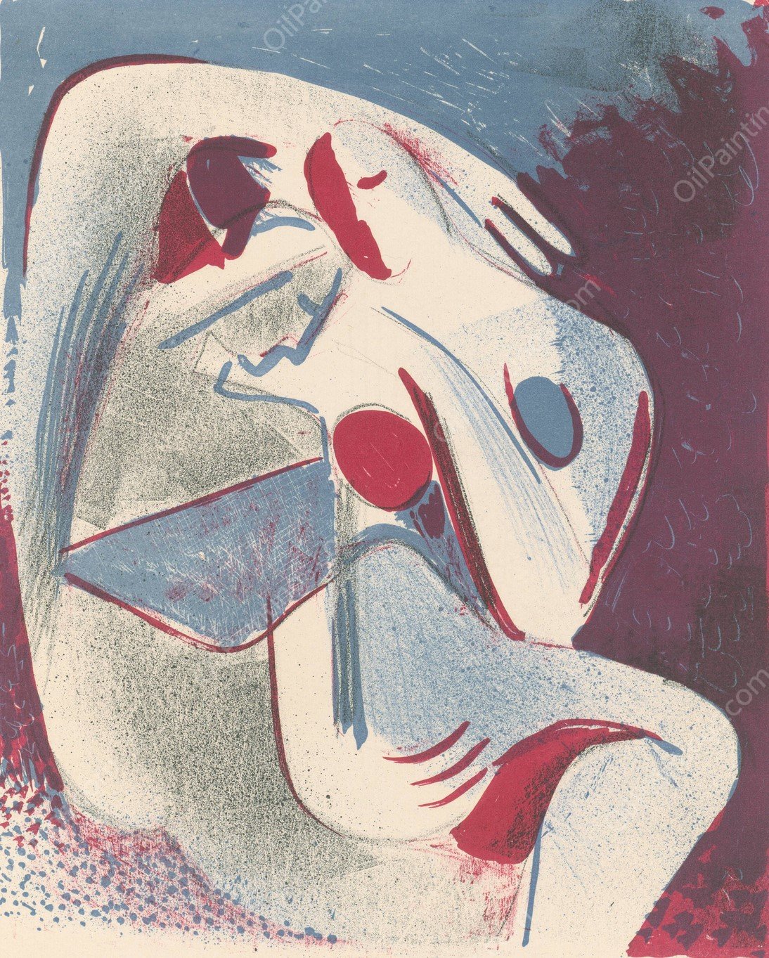 Lovers  by Mikulas Galanda - Hand-Painted Oil Painting Reproduction