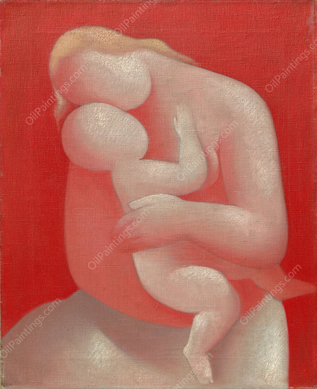 Mother  by Mikulas Galanda - Hand-Painted Oil Painting Reproduction
