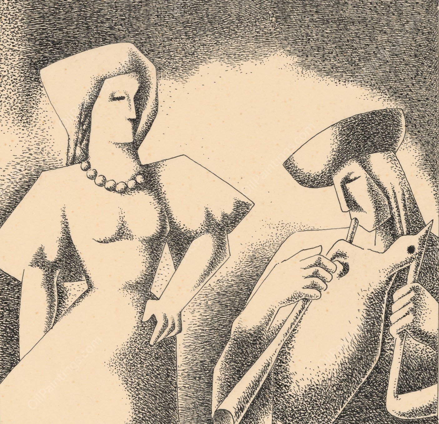 Piper  by Mikulas Galanda - Hand-Painted Oil Painting Reproduction