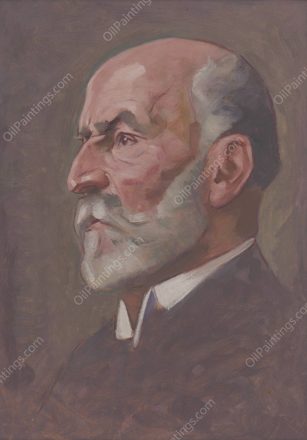 Dr. Jozef Skultety  by Milan Thomka Mitrovsky - Hand-Painted Oil Painting Reproduction