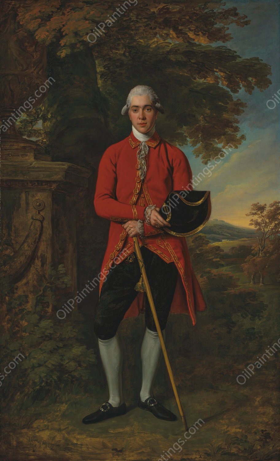 Thomas Assheton-Smith  by Nathaniel Dance Holland - Hand-Painted Oil Painting Reproduction