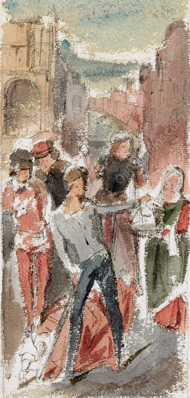 Beheading of John the Baptist by Nicaise De Keyser - Hand-Painted Oil Painting Reproduction