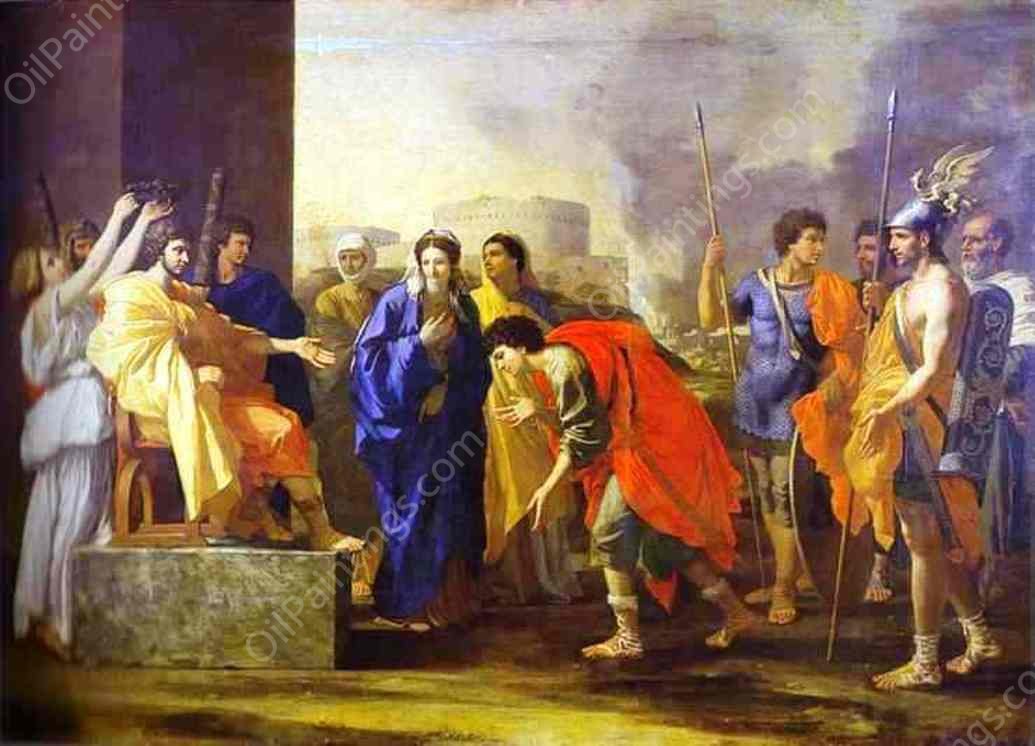The Noble Deed of Scipio by Nicolas Poussin - Hand-Painted Oil Painting Reproduction