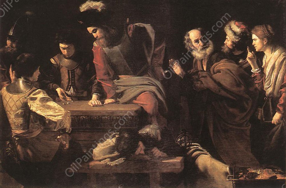 Denial of St Peter by Nicolas Tournier - Hand-Painted Oil Painting Reproduction