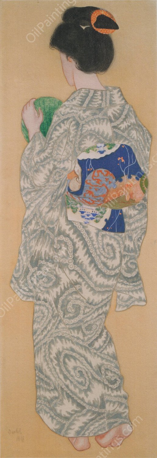 Japanska  by Nils Dardel - Hand-Painted Oil Painting Reproduction