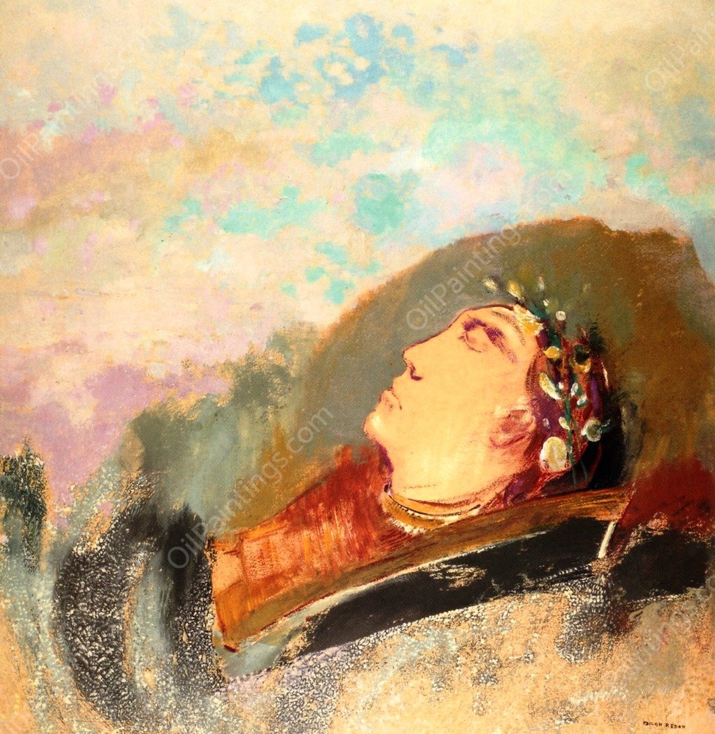 Orpheus by Odilon Redon - Hand-Painted Oil Painting Reproduction