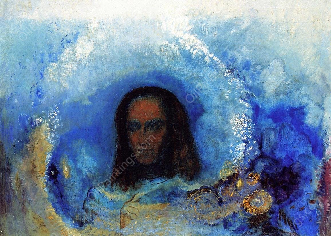 Silence II by Odilon Redon - Hand-Painted Oil Painting Reproduction