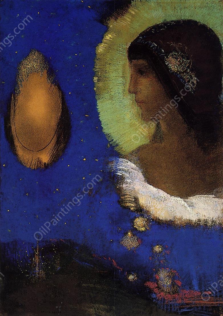 Sita by Odilon Redon - Hand-Painted Oil Painting Reproduction