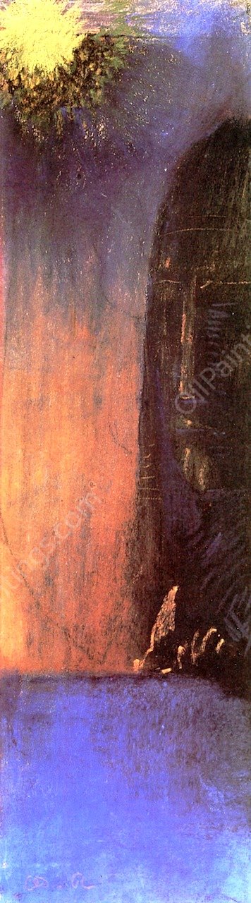 Sphinx by Odilon Redon - Hand-Painted Oil Painting Reproduction