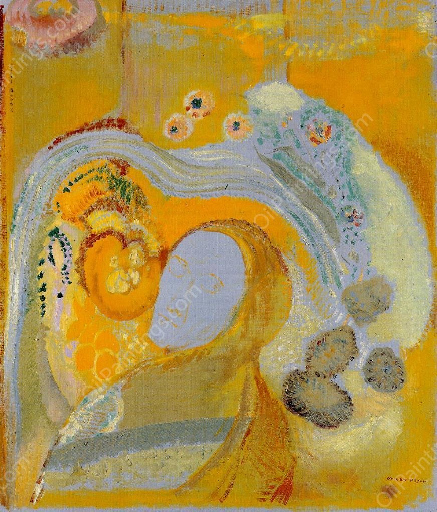 The Buddha by Odilon Redon - Hand-Painted Oil Painting Reproduction