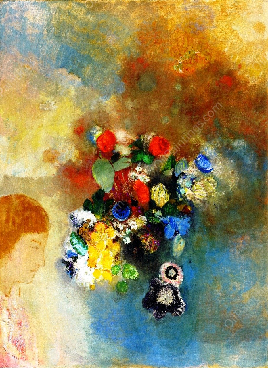 The Dream II by Odilon Redon - Hand-Painted Oil Painting Reproduction