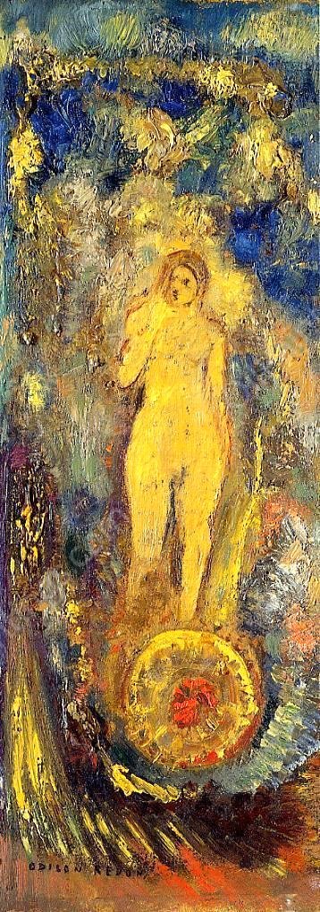The Wheel of Fortune by Odilon Redon - Hand-Painted Oil Painting Reproduction