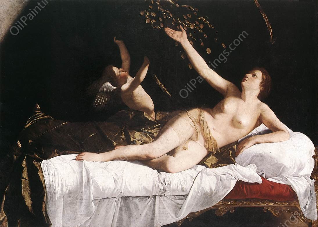 Danae 3 by Orazio Gentileschi - Hand-Painted Oil Painting Reproduction