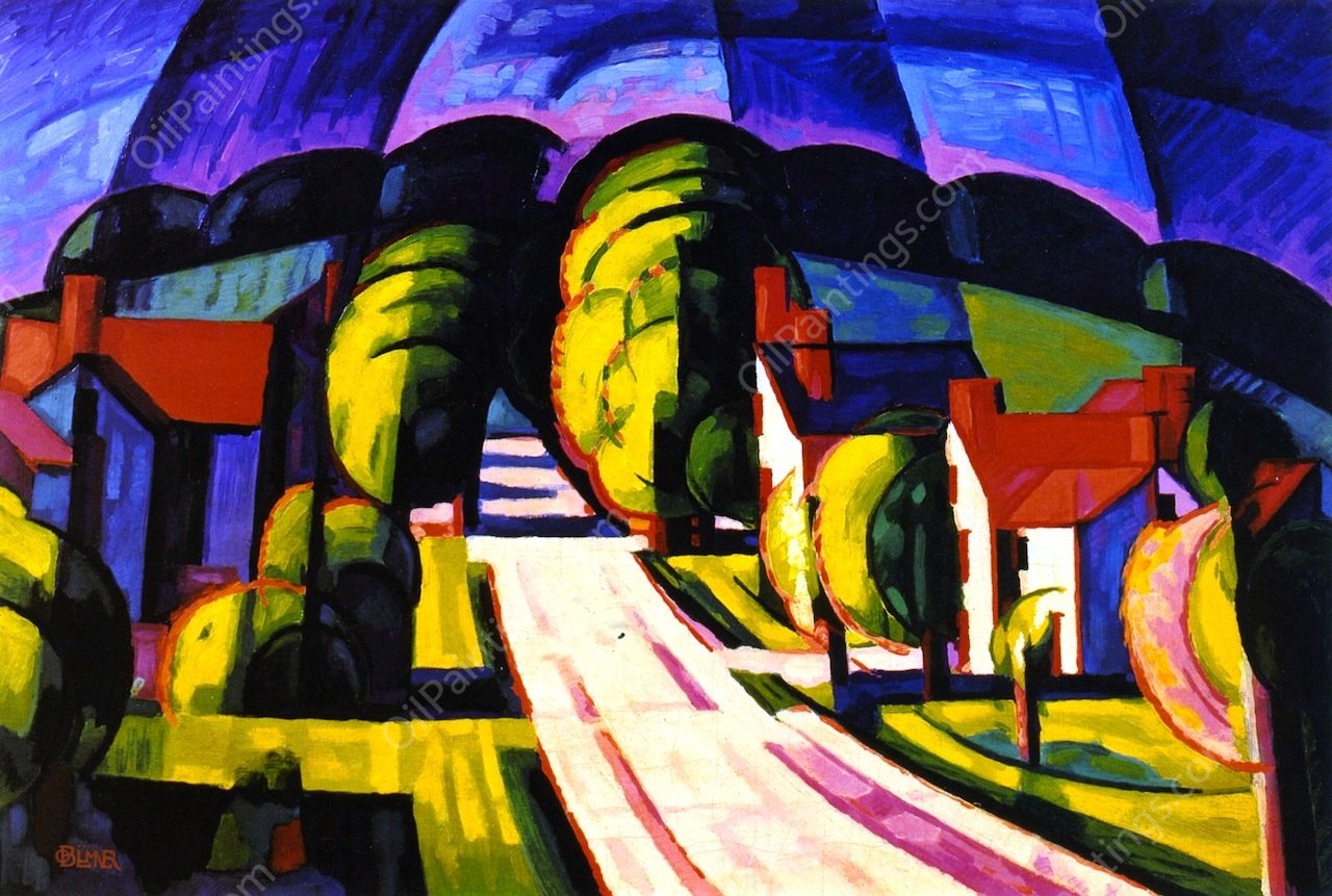 Aspiration Winfield by Oscar Bluemner - Hand-Painted Oil Painting Reproduction