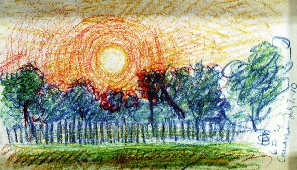 Canarsie, New York by Oscar Bluemner - Hand-Painted Oil Painting Reproduction