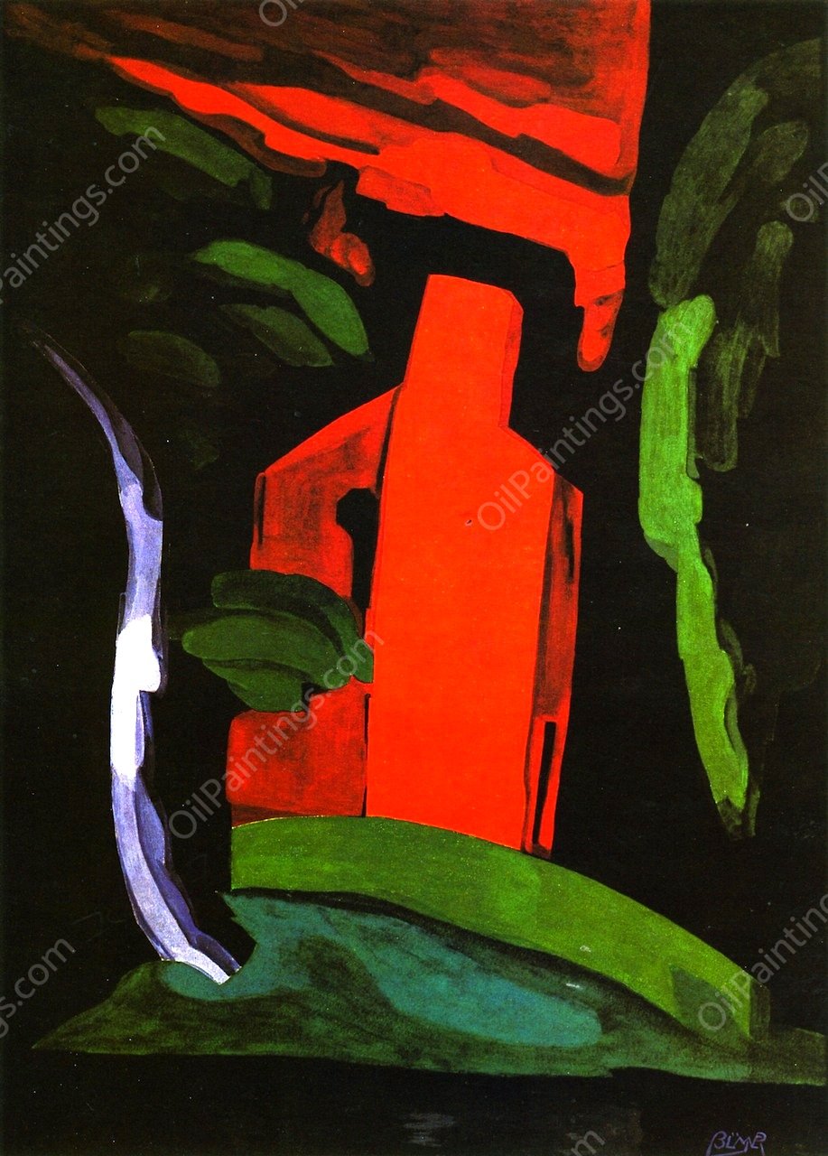 Imagination by Oscar Bluemner - Hand-Painted Oil Painting Reproduction