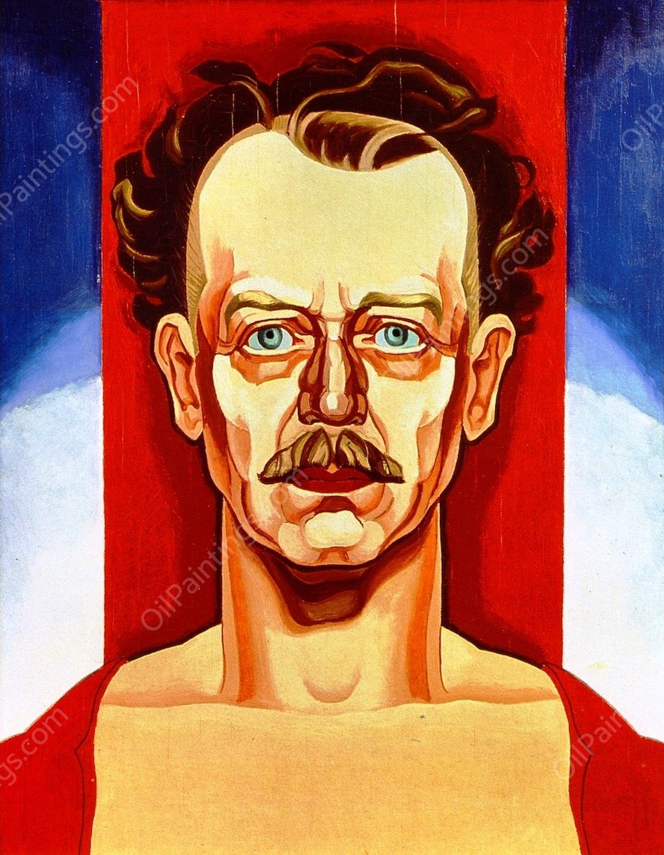 Self-Portrait by Oscar Bluemner - Hand-Painted Oil Painting Reproduction