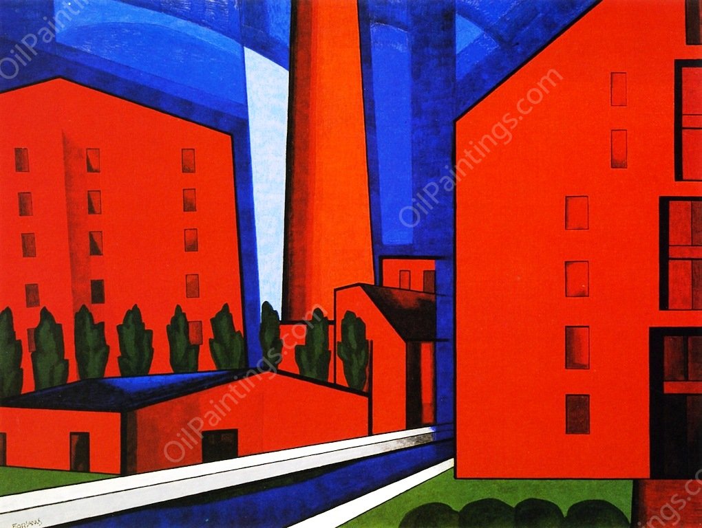 Walls of New England by Oscar Bluemner - Hand-Painted Oil Painting Reproduction