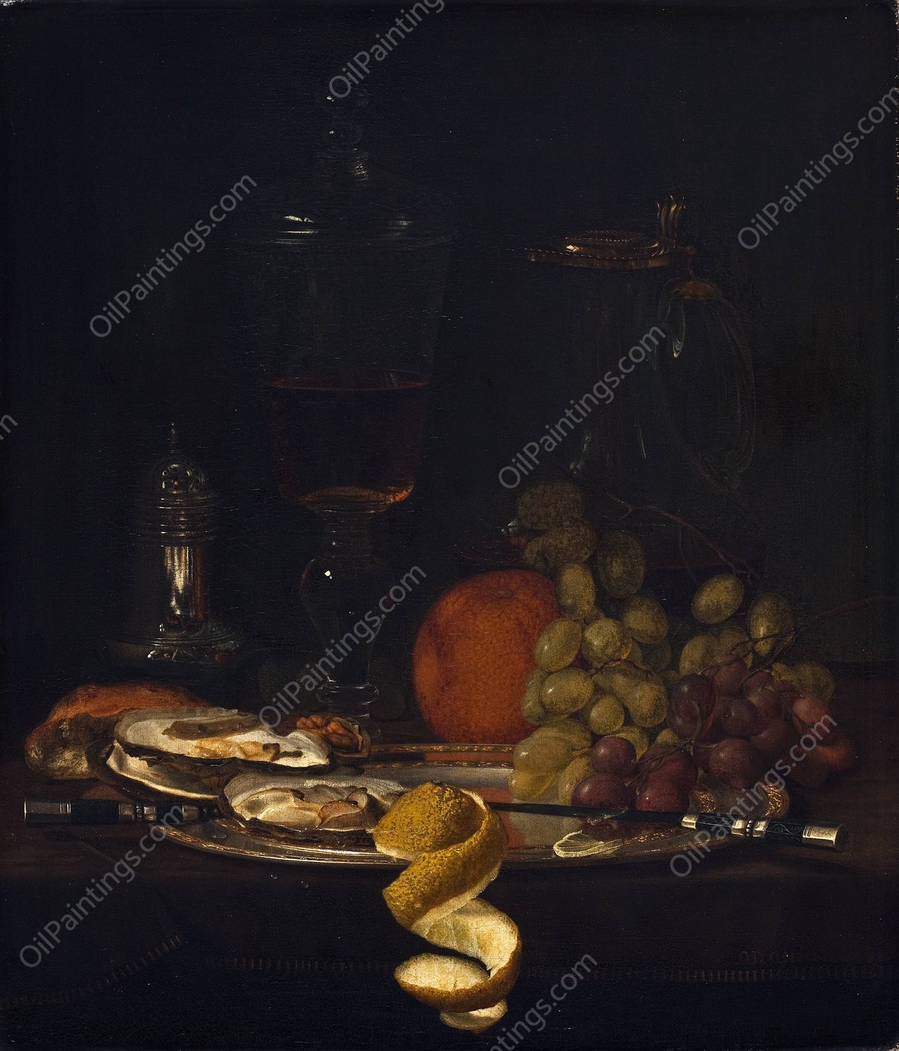 A Luncheon Table  by Otto Didrik Ottesen - Hand-Painted Oil Painting Reproduction