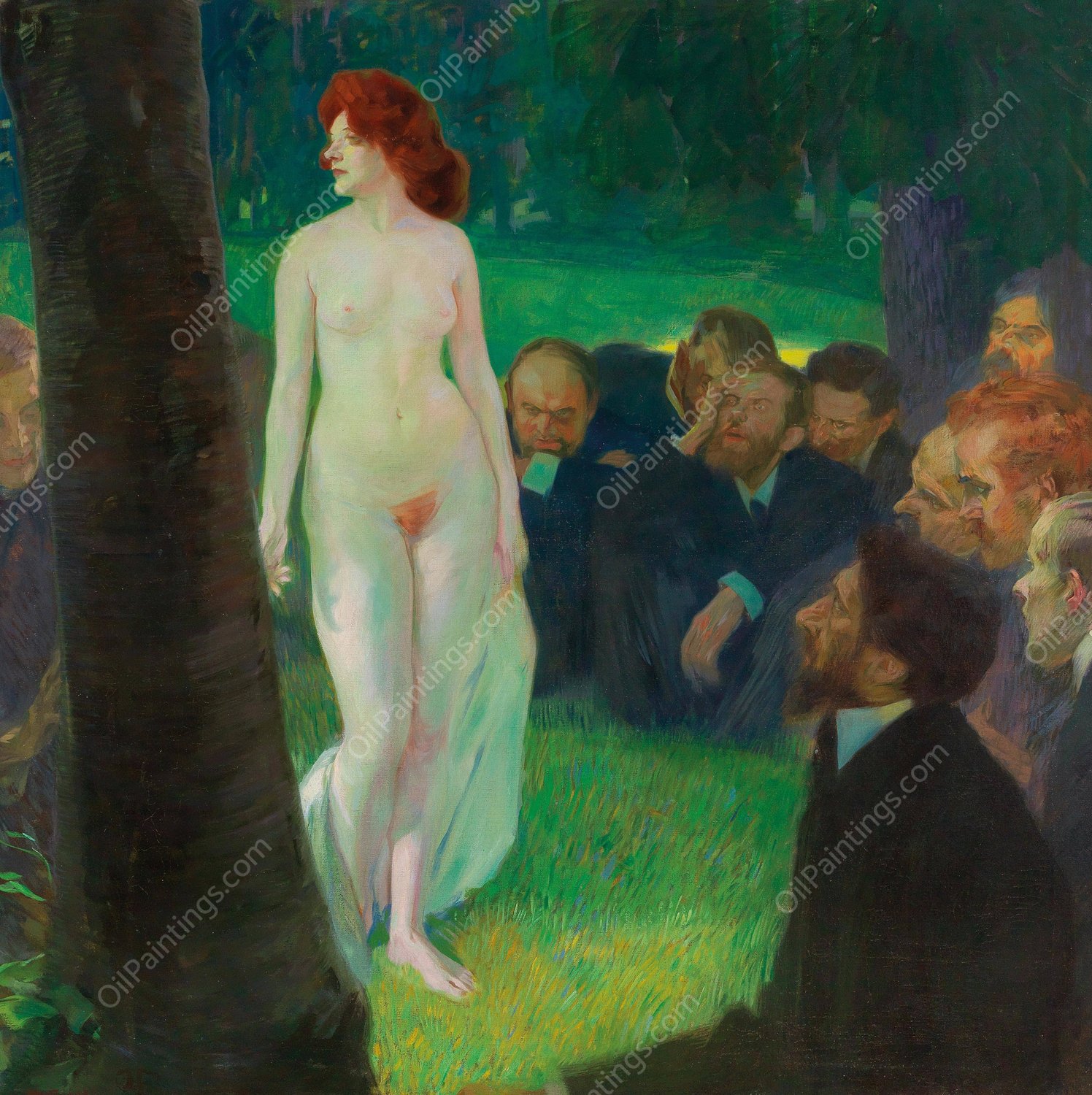 Eva by Otto Friedrich - Hand-Painted Oil Painting Reproduction