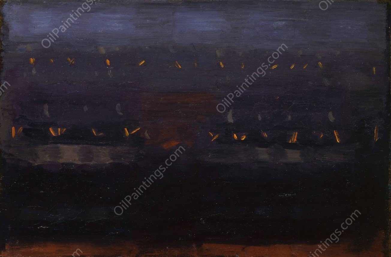 Preparation. Overall Composition IV  by Otto Meyer-Amden - Hand-Painted Oil Painting Reproduction