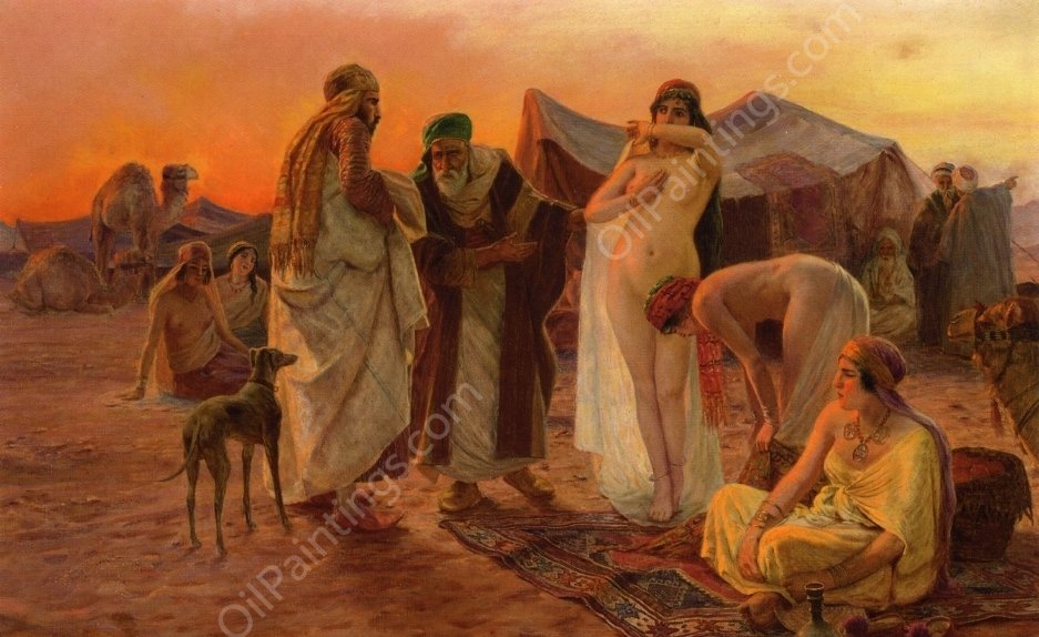 The Favorite by Otto Pilny - Hand-Painted Oil Painting Reproduction