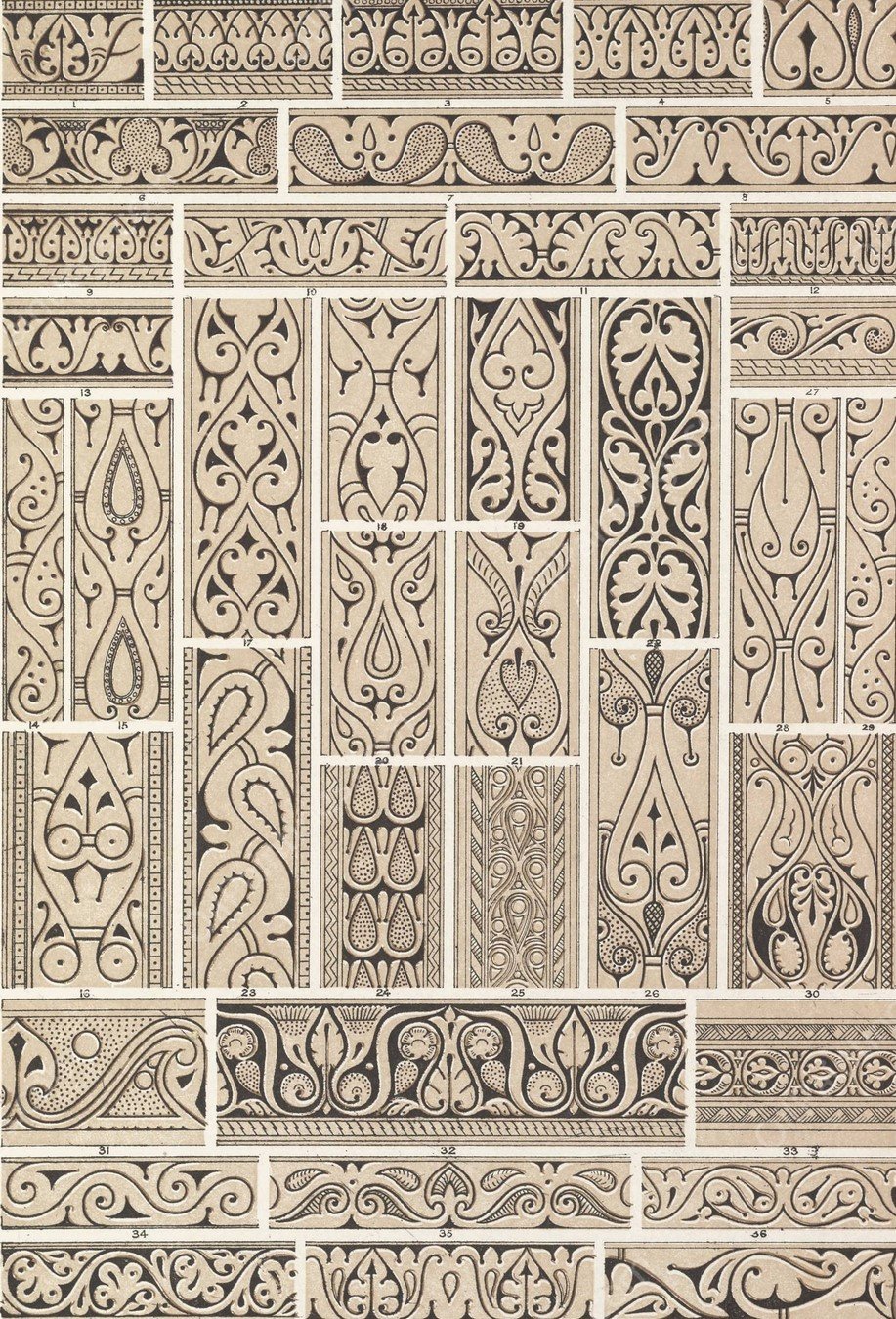 Arabian No.1  by Owen Jones - Hand-Painted Oil Painting Reproduction