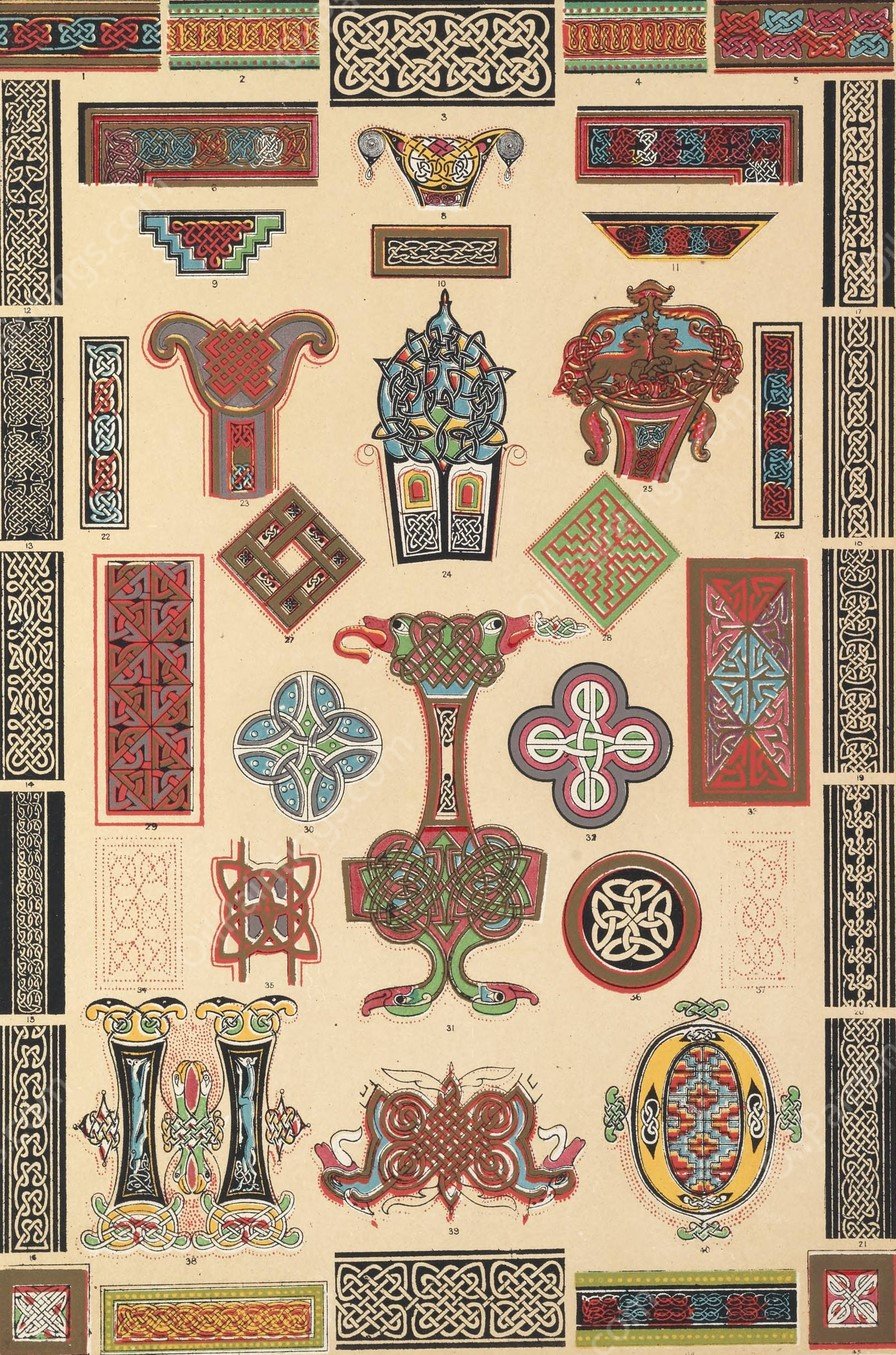 Celtic No.2  by Owen Jones - Hand-Painted Oil Painting Reproduction