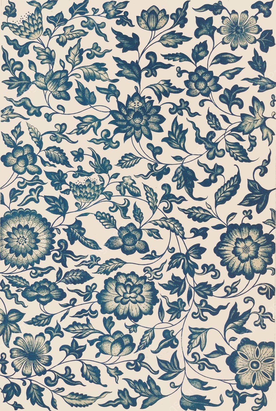 Examples of Chinese ornament, Pl.21  by Owen Jones - Hand-Painted Oil Painting Reproduction