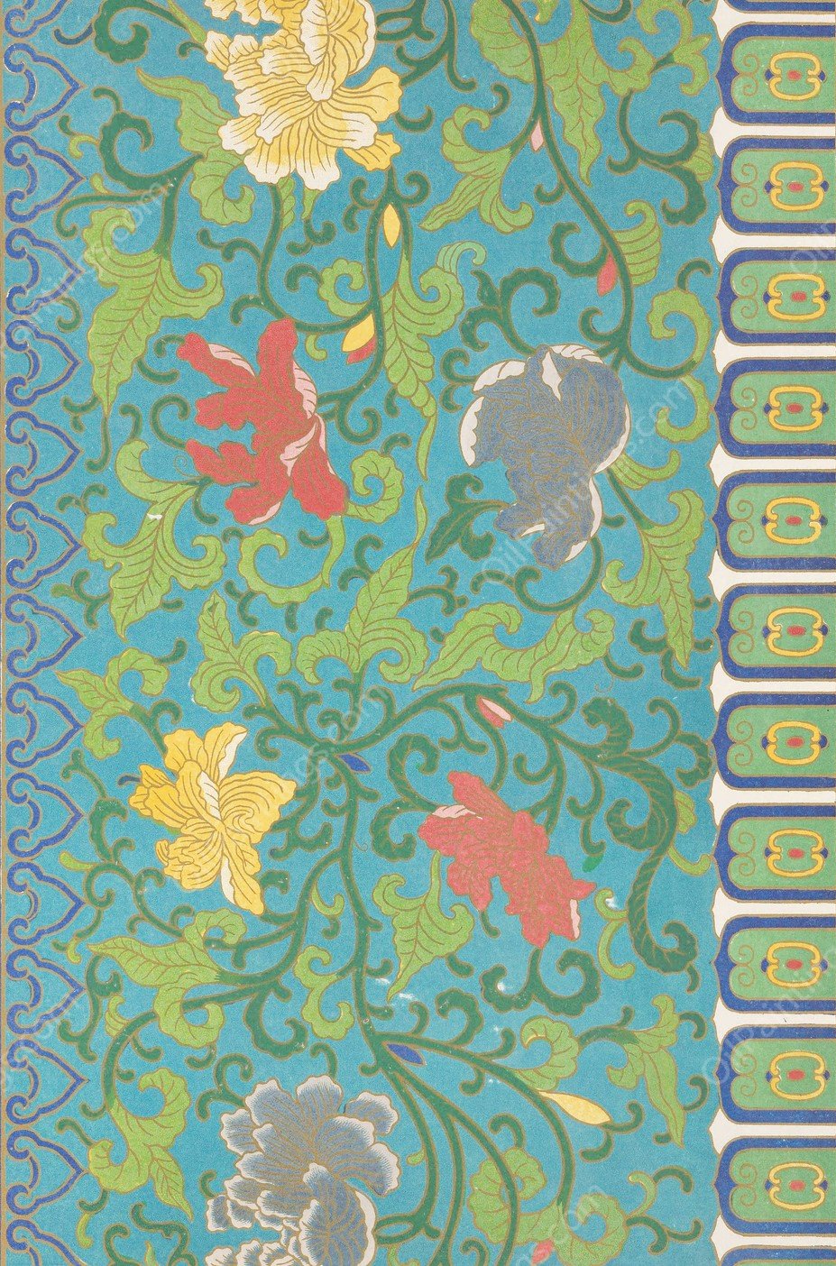 Examples of Chinese ornament, Pl.31  by Owen Jones - Hand-Painted Oil Painting Reproduction