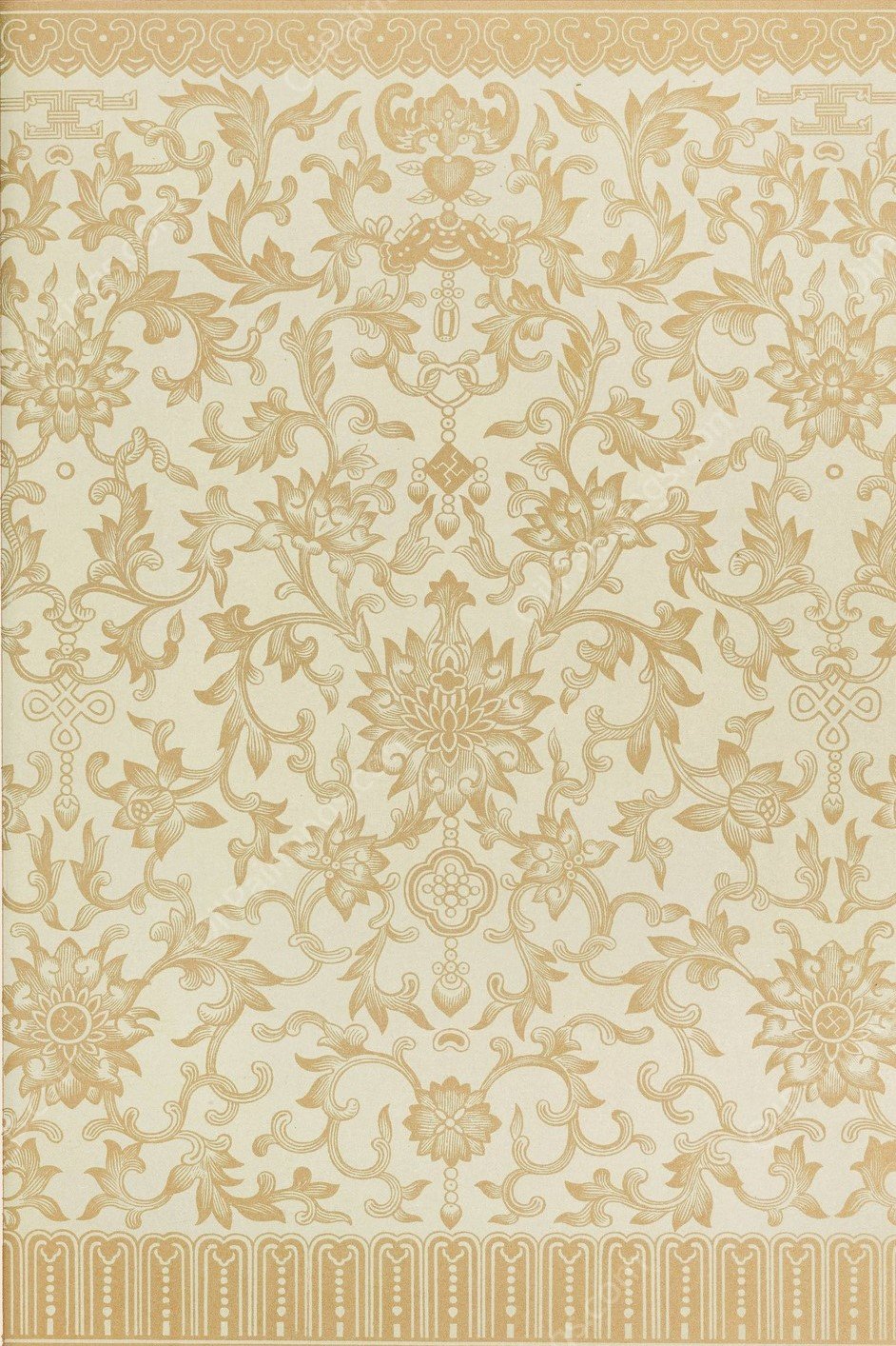 Examples of Chinese ornament, Pl.36  by Owen Jones - Hand-Painted Oil Painting Reproduction