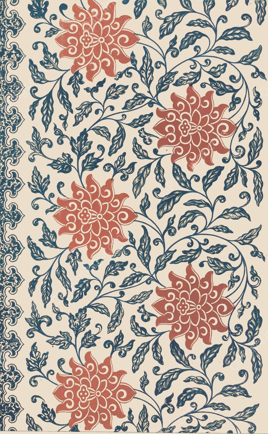 Examples of Chinese ornament, Pl.41  by Owen Jones - Hand-Painted Oil Painting Reproduction