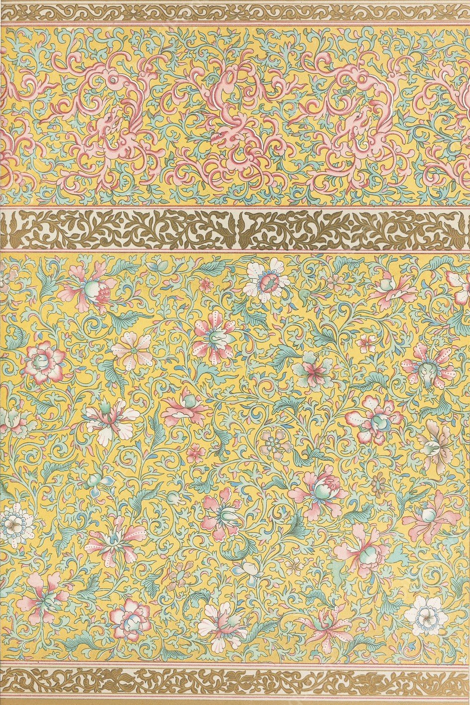 Examples of Chinese ornament, Pl.49  by Owen Jones - Hand-Painted Oil Painting Reproduction