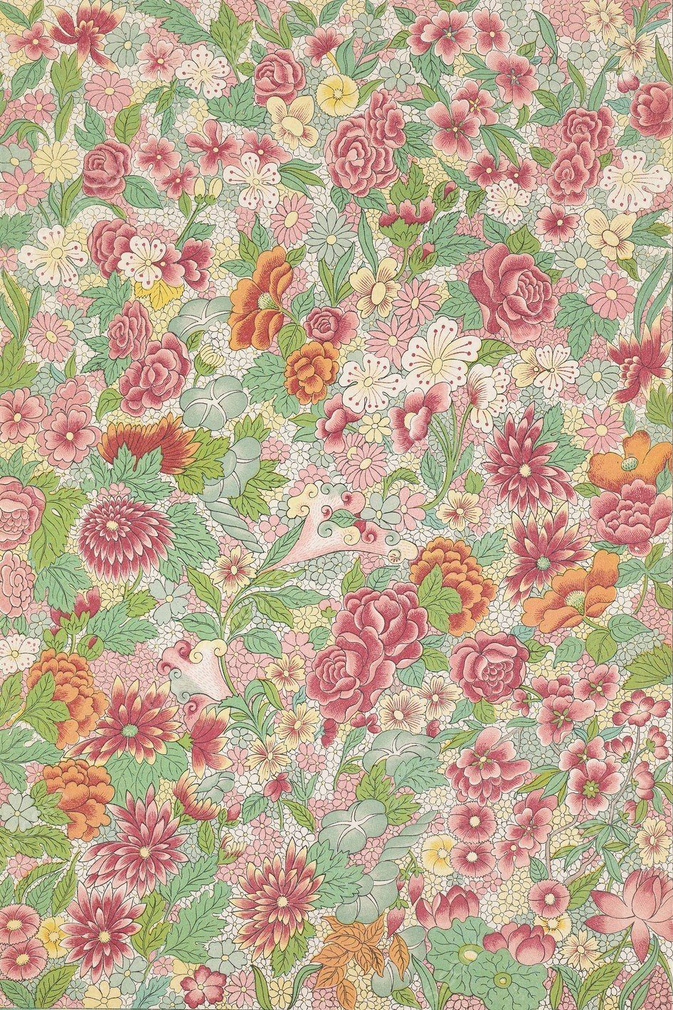 Examples of Chinese ornament, Pl.77  by Owen Jones - Hand-Painted Oil Painting Reproduction