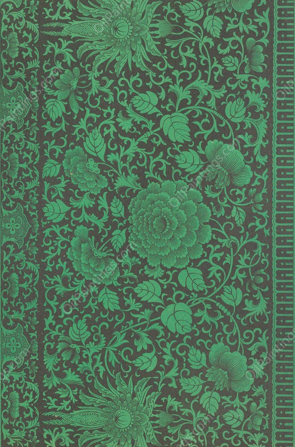 Examples of Chinese ornament, Pl.79  by Owen Jones - Hand-Painted Oil Painting Reproduction