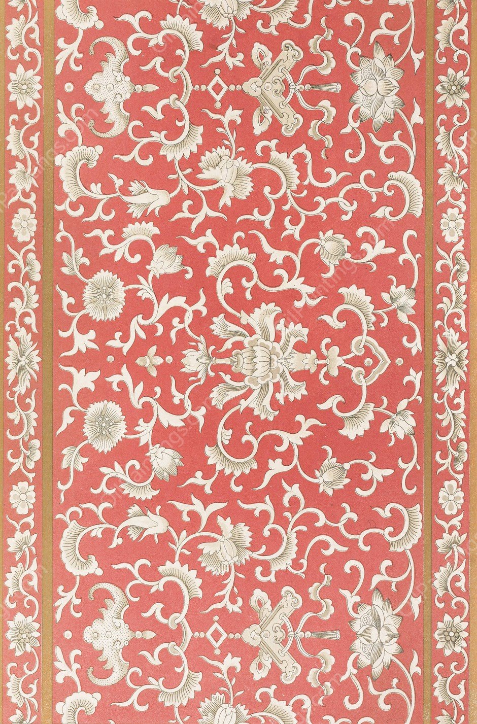 Examples of Chinese ornament, Pl.85  by Owen Jones - Hand-Painted Oil Painting Reproduction