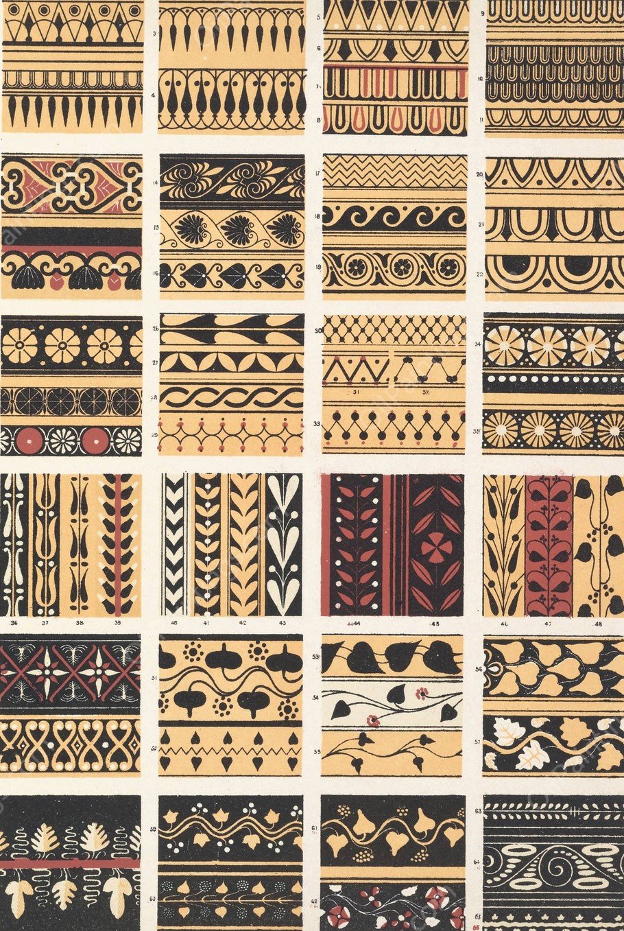 Greek No.3  by Owen Jones - Hand-Painted Oil Painting Reproduction