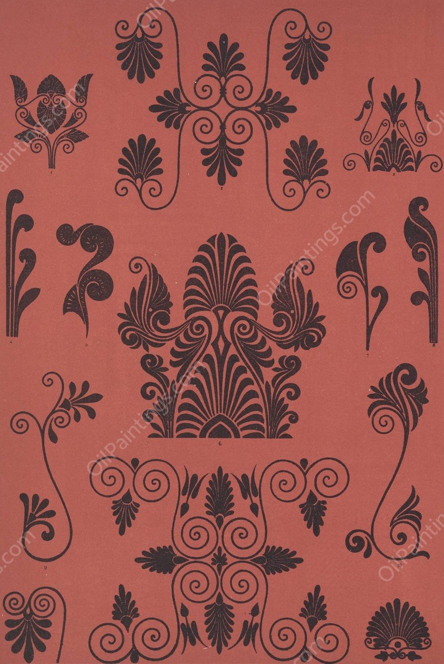 Greek No.6  by Owen Jones - Hand-Painted Oil Painting Reproduction