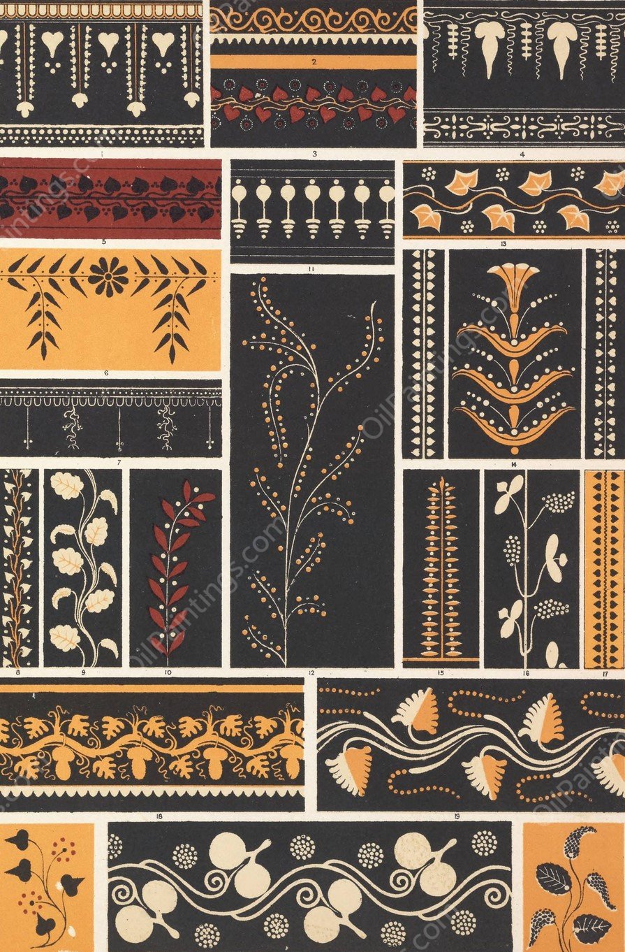 Greek No.7  by Owen Jones - Hand-Painted Oil Painting Reproduction