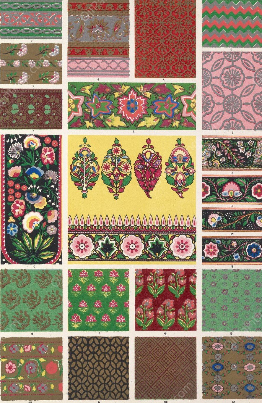 Indian No.4  by Owen Jones - Hand-Painted Oil Painting Reproduction