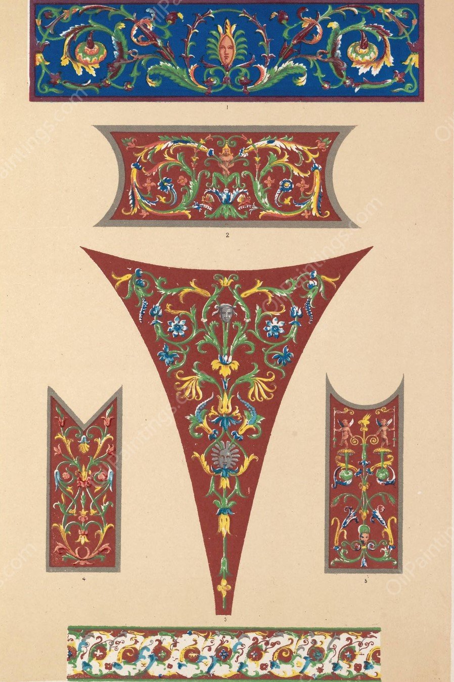 Italian No.4  by Owen Jones - Hand-Painted Oil Painting Reproduction