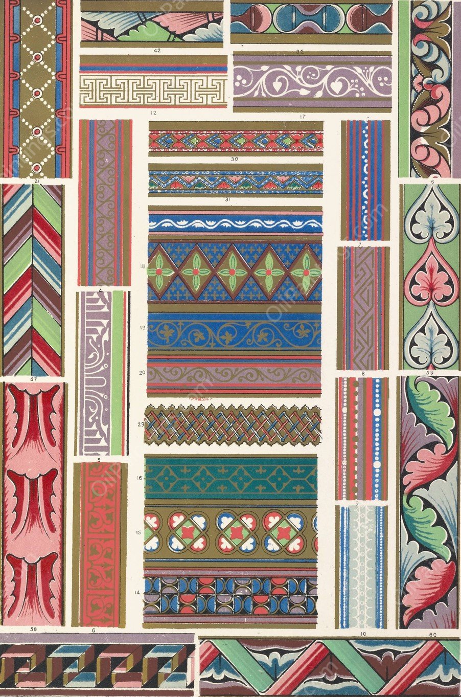 Middle Ages No.2a  by Owen Jones - Hand-Painted Oil Painting Reproduction