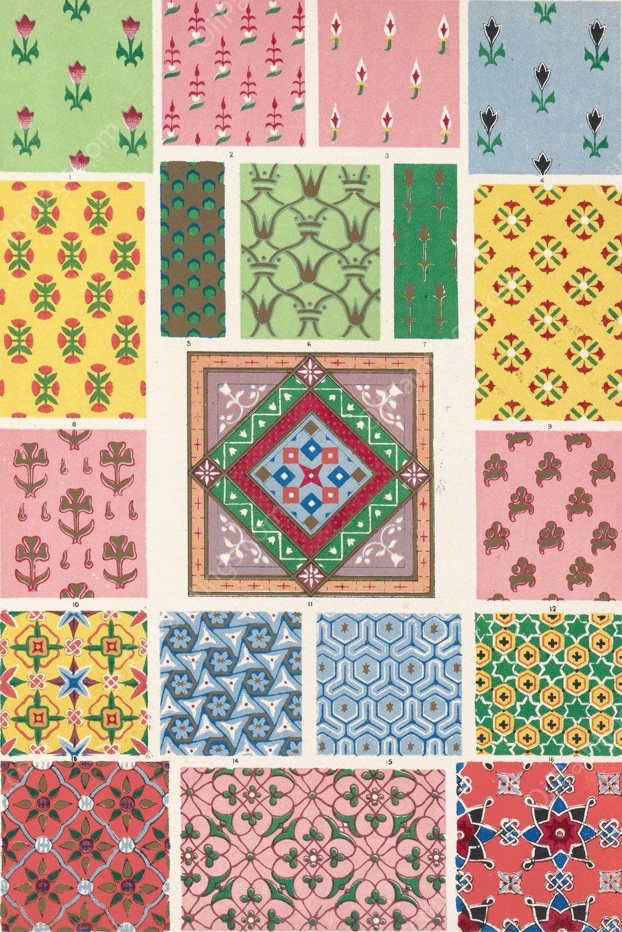 Persian No.1  by Owen Jones - Hand-Painted Oil Painting Reproduction